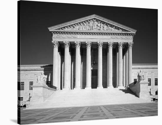 U.S. Supreme Court building, Washington, D.C. - B&W-Carol Highsmith-Stretched Canvas