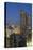 UAE, Abu Dhabi. Elevated skyline from Corniche Road East-Walter Bibikow-Premier Image Canvas