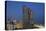 UAE, Abu Dhabi. Elevated skyline from Corniche Road East-Walter Bibikow-Premier Image Canvas