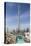 UAE, Downtown Dubai. Cityscape with Burj Khalifa.-Walter Bibikow-Premier Image Canvas