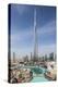 UAE, Downtown Dubai. Cityscape with Burj Khalifa.-Walter Bibikow-Premier Image Canvas