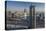 UAE, Downtown Dubai. Edge of Downtown area towards Ras Al Khor-Walter Bibikow-Premier Image Canvas