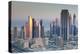 UAE, Downtown Dubai. Skyscrapers on Sheikh Zayed Road from downtown-Walter Bibikow-Premier Image Canvas