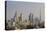 UAE, Dubai, Jumeirah. Skyscrapers seen from Jumeirah-Walter Bibikow-Premier Image Canvas