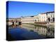 Uffizi Gallery Reflected in Arno River, Florence, UNESCO World Heritage Site, Tuscany, Italy-Vincenzo Lombardo-Premier Image Canvas