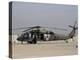 UH-60 Blackhawk Medivac Helicopter Refuels at Camp Warhorse after a Mission-Stocktrek Images-Premier Image Canvas