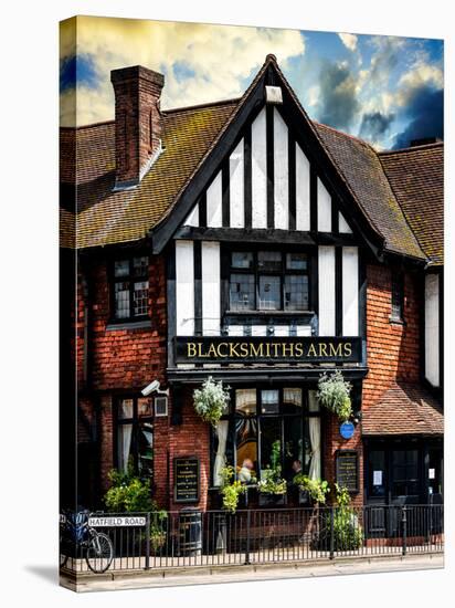 UK Cottage - The Blacksmiths Arms - St Albans - Hertfordshire - London - UK - England-Philippe Hugonnard-Premier Image Canvas