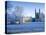 UK, England, Cambridgeshire, Cambridge, the Backs, King's College Chapel in Winter-Alan Copson-Premier Image Canvas