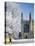 UK, England, Cambridgeshire, Cambridge, the Backs, King's College Chapel in Winter-Alan Copson-Premier Image Canvas