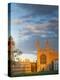 UK, England, Cambridgeshire, Cambridge, the Backs, King's College Chapel-Alan Copson-Premier Image Canvas