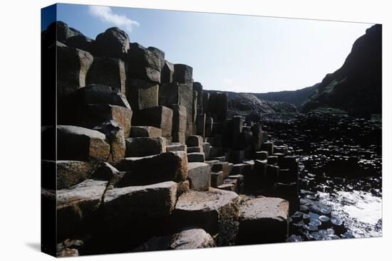 UK, Northern Ireland, County Antrim, Giant's Causeway, Prismatic Basalt Columns-null-Premier Image Canvas