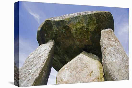 UK, Wales, Newport. Pentre Ifan Cromlech, a well, preserved ancient burial chamber (dolman).-Kymri Wilt-Premier Image Canvas