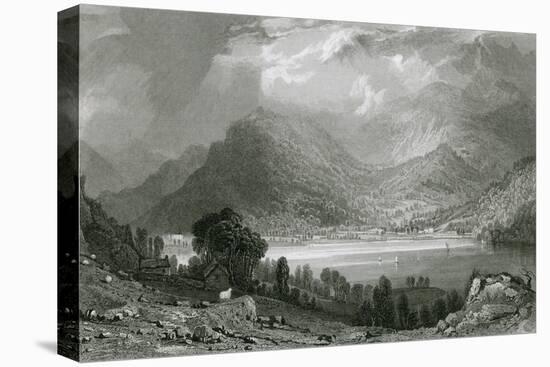Ullswater, Lake District-Thomas Allom-Stretched Canvas