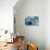 Ultramarine Waves III-Silvia Vassileva-Stretched Canvas displayed on a wall