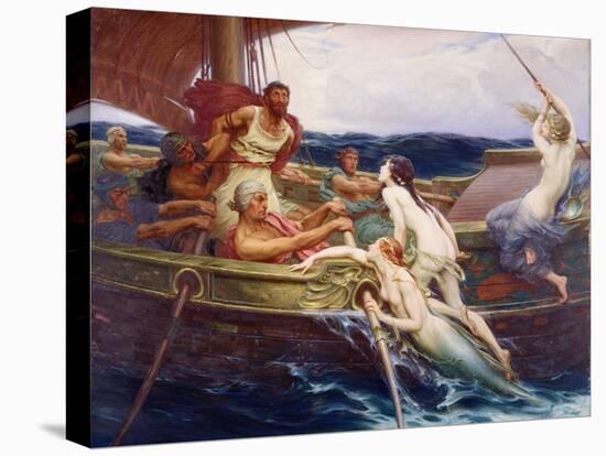 Ulysses and the Sirens, 1910-Herbert James Draper-Premier Image Canvas