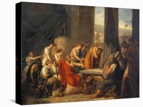 Ulysses at Court of Alcinous-Francesco Hayez-Premier Image Canvas