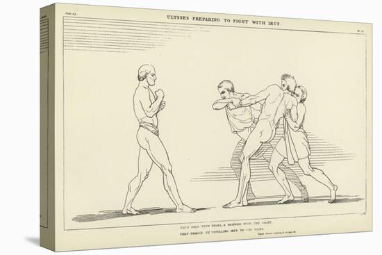 Ulysses Preparing to Fight with Irus-John Flaxman-Premier Image Canvas