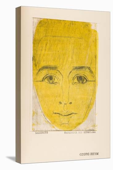 Umbra Vitae (Culture De La Vie, Portrait De Georg Heym, 1887-1912) - Umbra Vitae (Portrait of Georg-Ernst Ludwig Kirchner-Premier Image Canvas