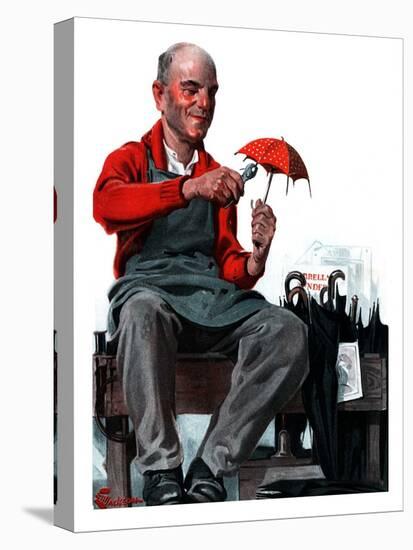 "Umbrella Repair Man,"April 25, 1925-Elbert Mcgran Jackson-Premier Image Canvas