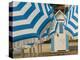 Umbrellas and Beach Hut, Jesolo, Venetian Lagoon, Veneto, Italy, Europe-James Emmerson-Premier Image Canvas