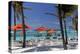 Umbrellas and Shade at Castaway Cay, Bahamas, Caribbean-Kymri Wilt-Premier Image Canvas