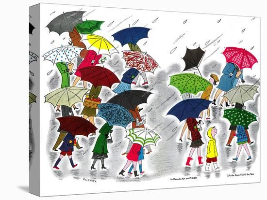 Umbrellas - Jack and Jill, April 1945-Stella May DaCosta-Premier Image Canvas