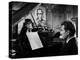 Un Clair by Lune a Maubeuge by JeanCherasse with Bernadette Lafont and Pierre Perr 1962 (b/w photo)-null-Stretched Canvas