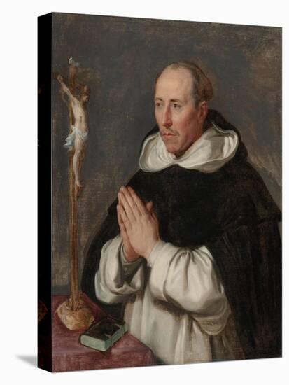 Un Moine En Priere, Portrait Presume De Saint Thomas D'aquin - A Monk Praying, Presumably Saint Tho-Peter Paul (school of) Rubens-Premier Image Canvas