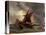 Un Navire Dans La Tempete  (Ships at Stormy Sea) Peinture D'eugene Delacroix (1798-1863) 19Eme Sie-Ferdinand Victor Eugene Delacroix-Premier Image Canvas