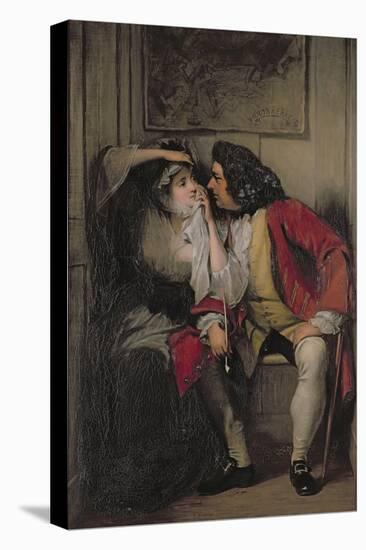 Uncle Toby and Widow Wadman-Charles Robert Leslie-Premier Image Canvas