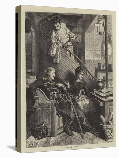 Under Fire-Sir Samuel Luke Fildes-Premier Image Canvas