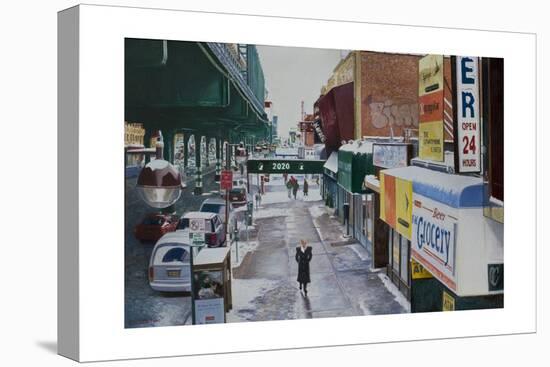 Under the El, 86th Street, Brooklyn, 2010-Anthony Butera-Premier Image Canvas