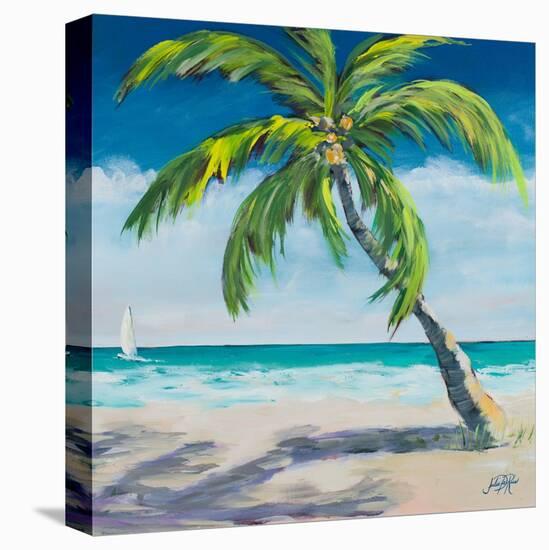 Under the Palm's Breeze I-Julie DeRice-Stretched Canvas