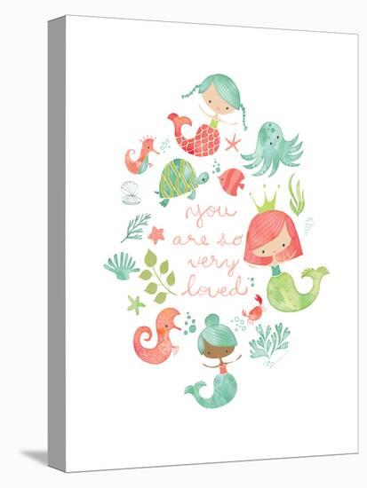 Under the Sea Mermaids-Heather Rosas-Stretched Canvas