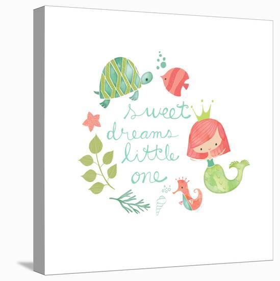 Under the Sea Sweet Dreams-Heather Rosas-Stretched Canvas