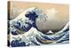 Under the Wave off Kanagawa by Hokusai-Fine Art-Premier Image Canvas