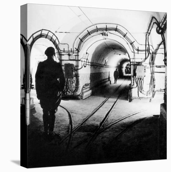 Underground Galleries in Line Maginot (France) 1939-1940-null-Stretched Canvas