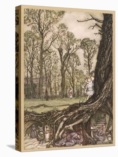 Underground Homes-Arthur Rackham-Premier Image Canvas