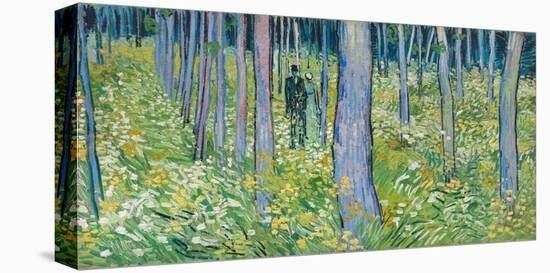 Undergrowth with Two Figures, 1890-Vincent van Gogh-Stretched Canvas