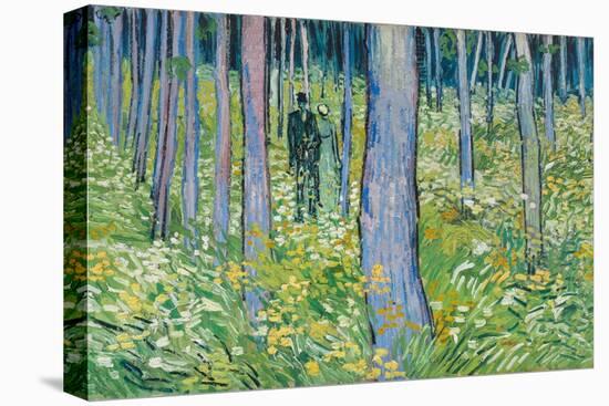 Undergrowth with Two Figures, 1890-Vincent van Gogh-Premier Image Canvas
