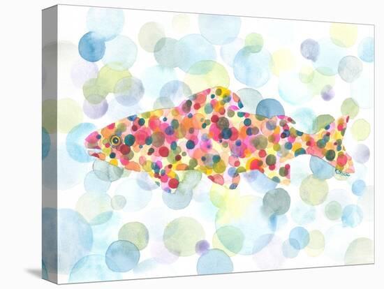 Underwater Trout-Kerstin Stock-Stretched Canvas