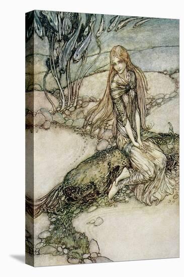 Undine, Illustration from the book by Baron Friedrich de la Motte Fouque-Arthur Rackham-Premier Image Canvas