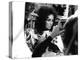 Une Belle Tigresse ZEE & CO by Brian Hutton with Elizabeth Taylor, 1972 (b/w photo)-null-Stretched Canvas