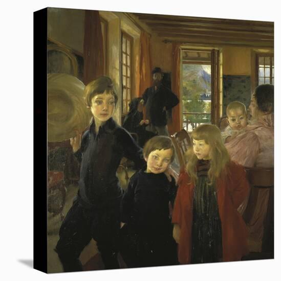 Une Famille Ou La Famille de L'Artiste-Albert Besnard-Premier Image Canvas