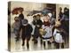 Une Sortie De Classe-Henri Jules Geoffroy-Premier Image Canvas