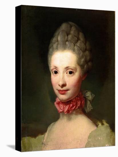 Unfinished Portrait of Marie Louise De Bourbon-Parma (Oil on Canvas, 1765)-Anton Raphael Mengs-Premier Image Canvas