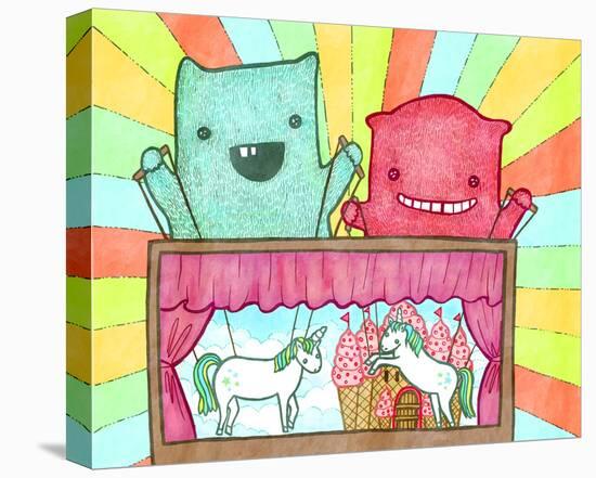 Unicorn Theater-My Zoetrope-Stretched Canvas