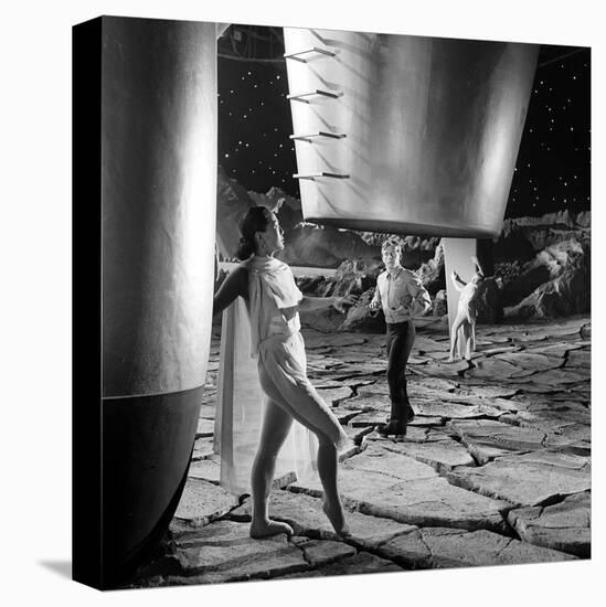 Unidentified Dancers on Set of Film 'Destination Moon', 1950-Allan Grant-Premier Image Canvas