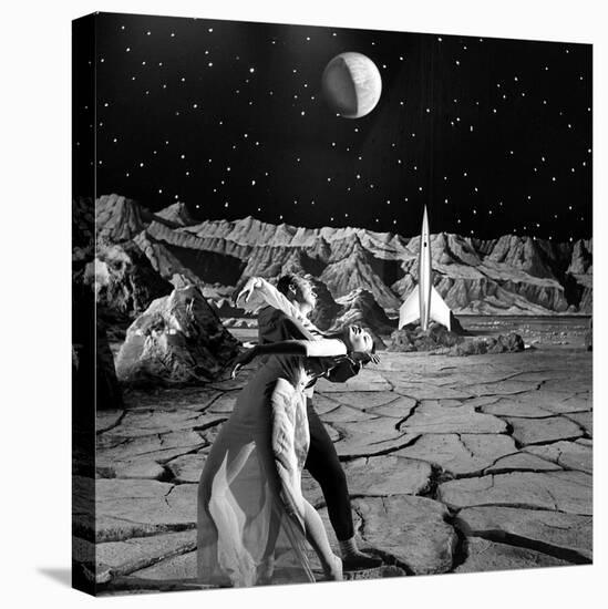 Unidentified Dancers on Set of Film 'Destination Moon', 1950-Allan Grant-Premier Image Canvas