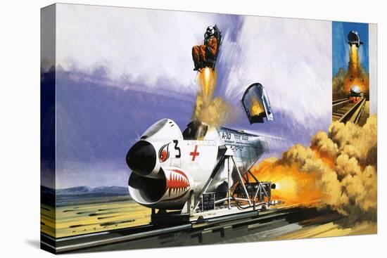 Unidentified High Speed Cart with Ejector Seat-Wilf Hardy-Premier Image Canvas